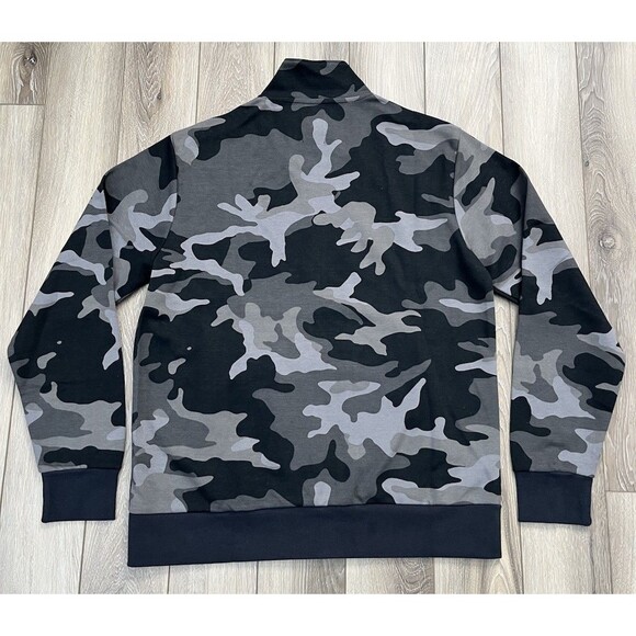 Flint Park Camo Full Zip Athletic Golf/Tennis/Pickleball Sweatshirt Mens L NEW - Picture 5 of 9